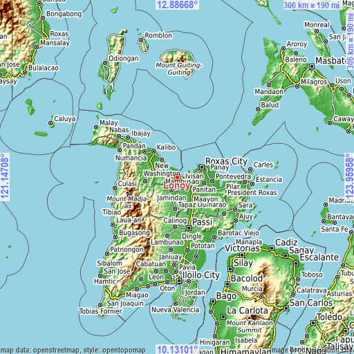 Topographic map of Lonoy