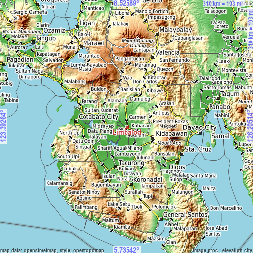 Topographic map of Limbalod