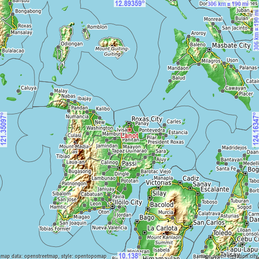 Topographic map of Lanot