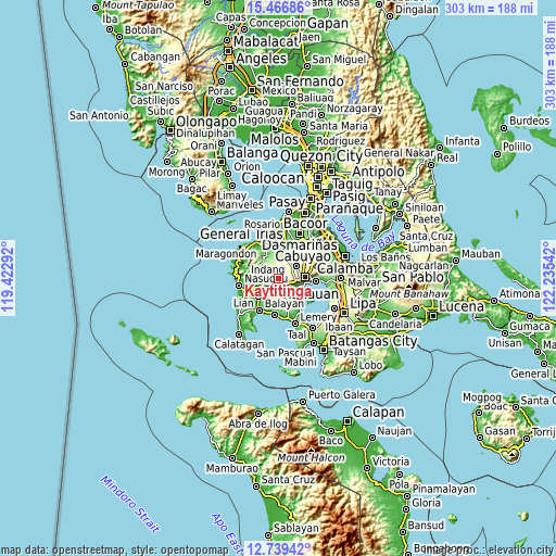 Topographic map of Kaytitinga