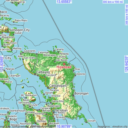 Topographic map of Hipadpad