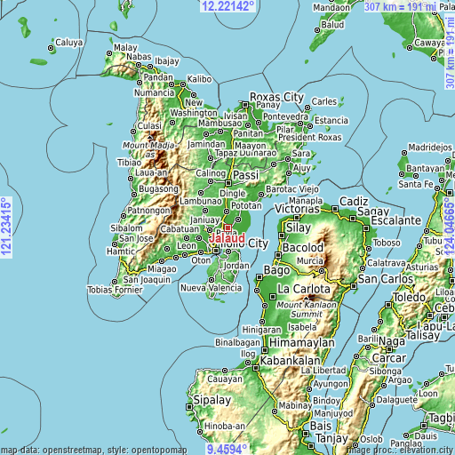 Topographic map of Jalaud