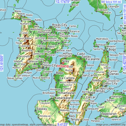 Topographic map of Imbang