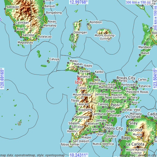 Topographic map of Idio