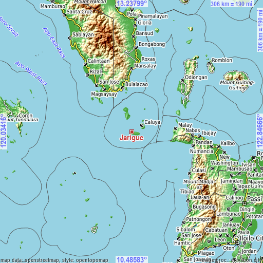 Topographic map of Jarigue