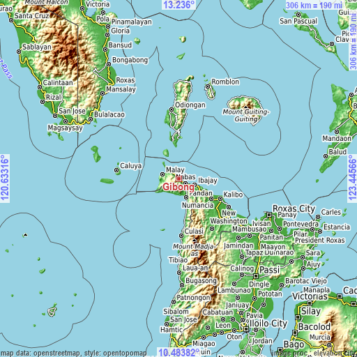 Topographic map of Gibong