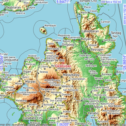 Topographic map of Calabugao