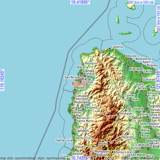 Topographic map of Bil-Loca