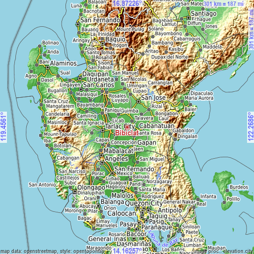 Topographic map of Bibiclat