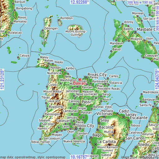 Topographic map of Basiao