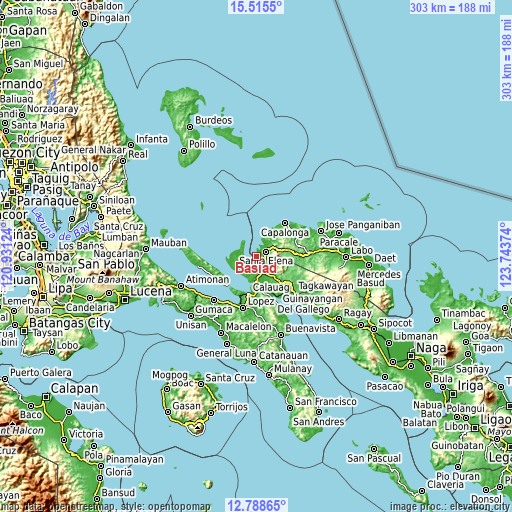 Topographic map of Basiad