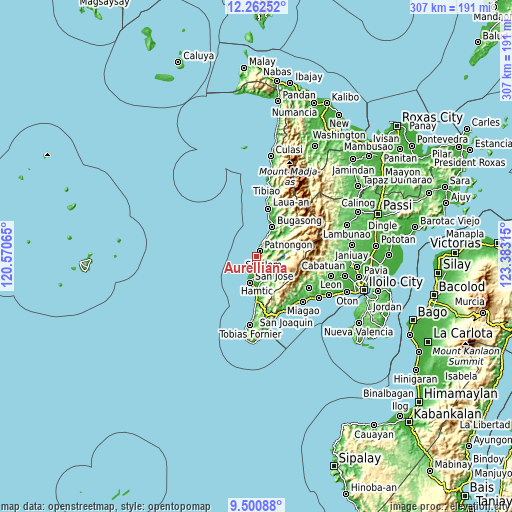 Topographic map of Aurelliana