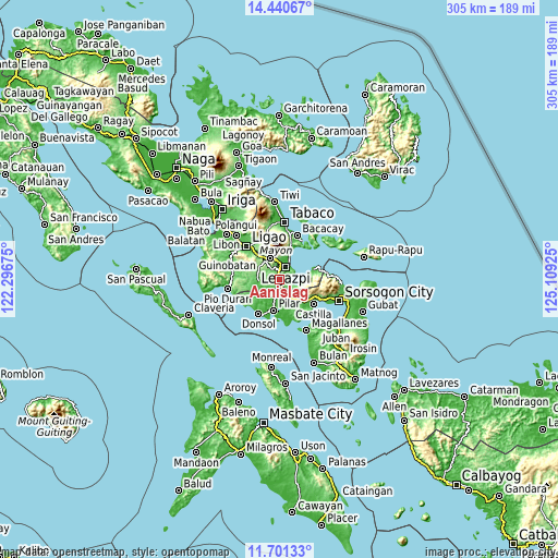 Topographic map of Aanislag