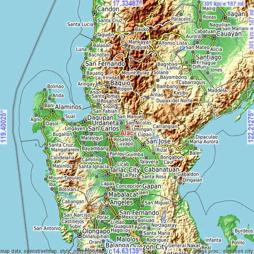 Topographic map of Alac