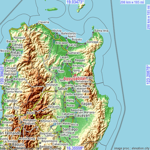 Topographic map of Aggugaddah