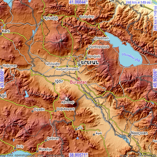 Topographic map of Burastan