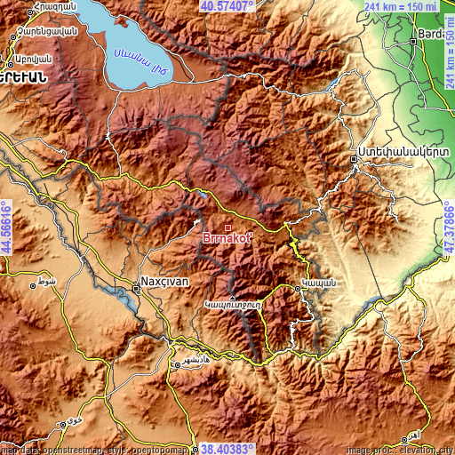 Topographic map of Brrnakot’