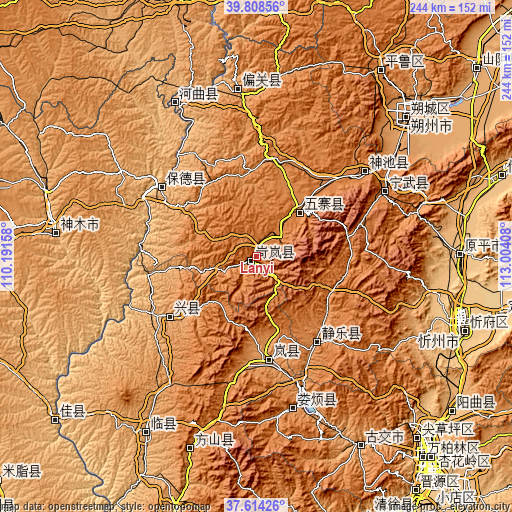 Topographic map of Lanyi