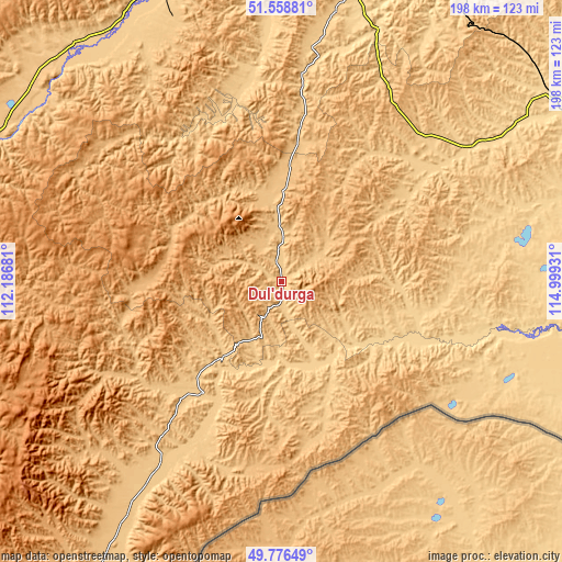 Topographic map of Dul’durga