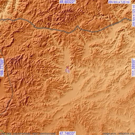 Topographic map of Eg