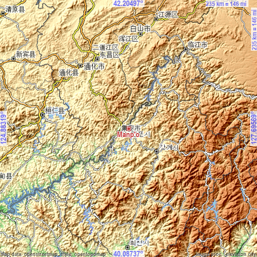 Topographic map of Manp’o