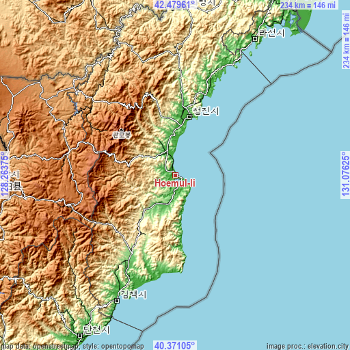 Topographic map of Hoemul-li