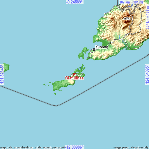 Topographic map of Olafulihaa