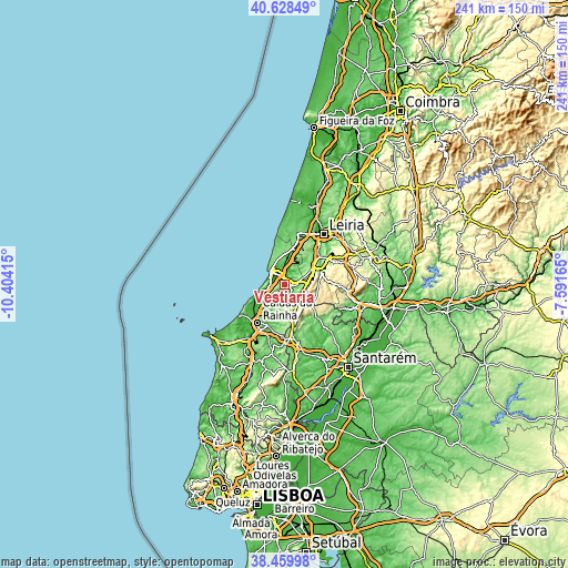 Topographic map of Vestiaria