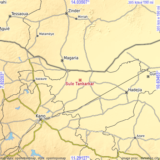 Topographic map of Sule Tankarkar