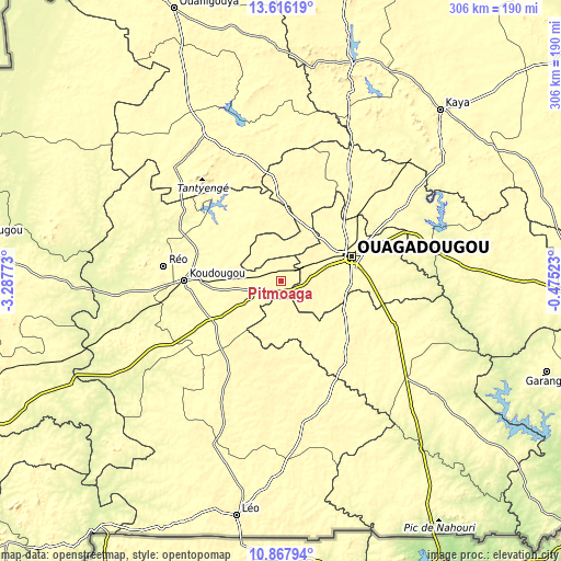 Topographic map of Pitmoaga