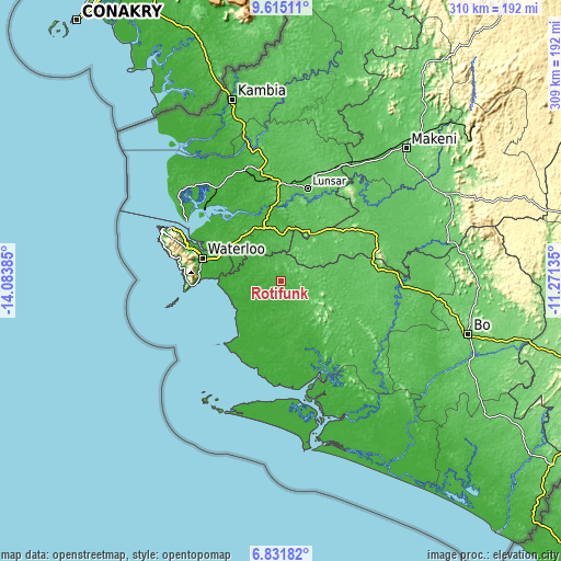 Topographic map of Rotifunk
