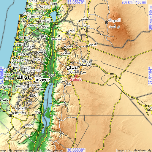Topographic map of Saḩāb