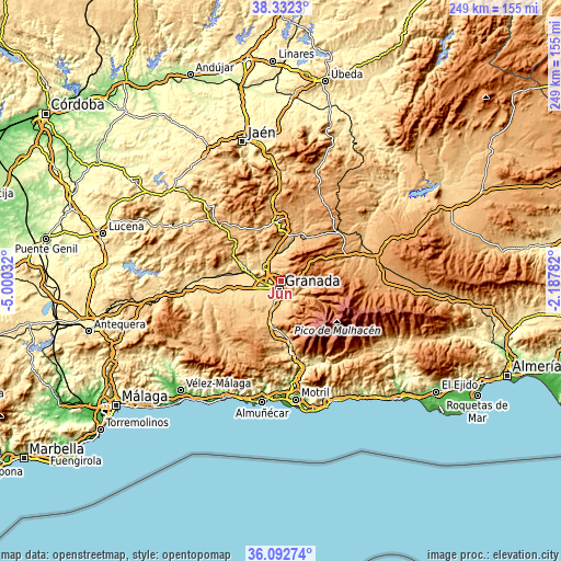 Topographic map of Jun