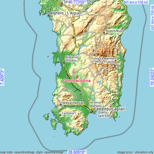 Topographic map of Gonnoscodina