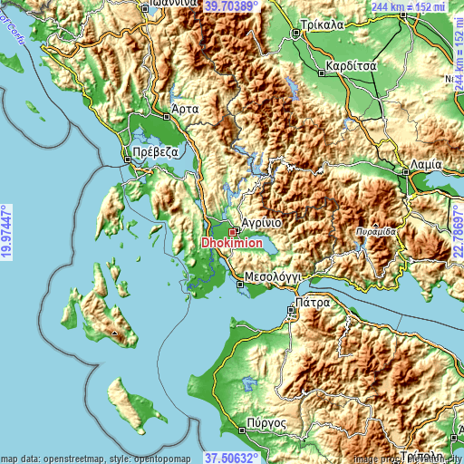 Topographic map of Dhokímion