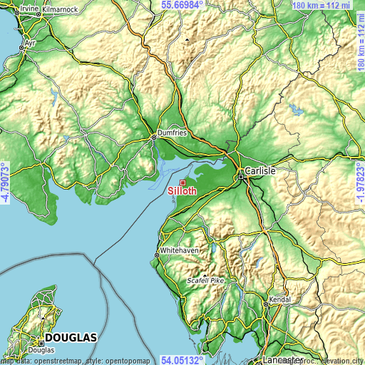 Topographic map of Silloth