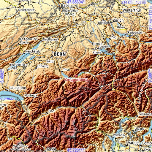 Topographic map of Ringgenberg