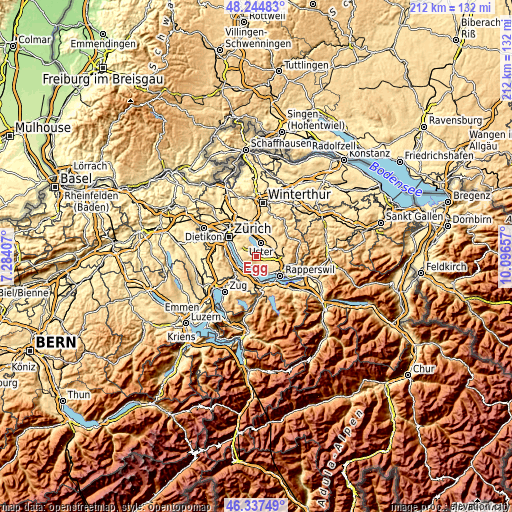 Topographic map of Egg