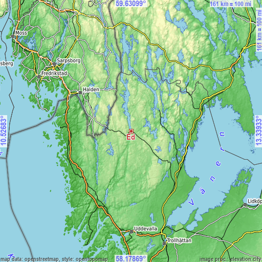 Topographic map of Ed