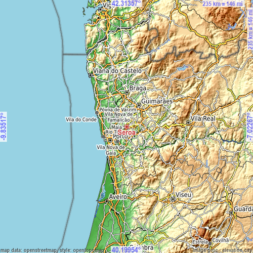 Topographic map of Seroa