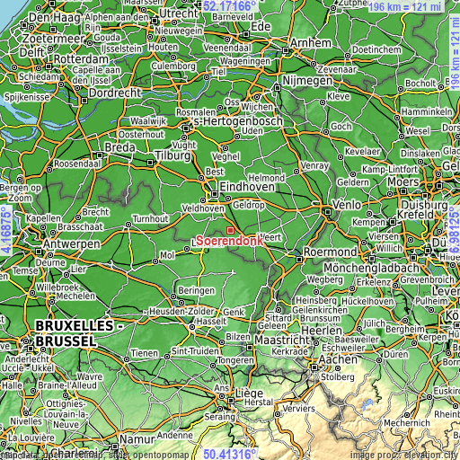 Topographic map of Soerendonk