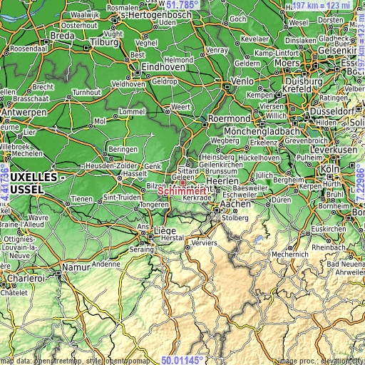 Topographic map of Schimmert