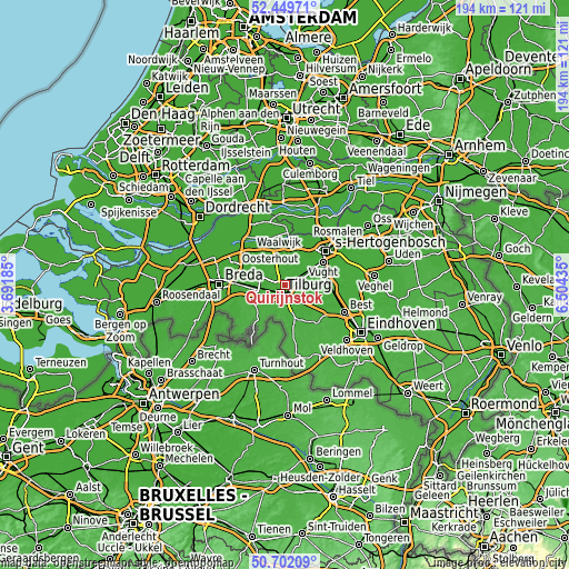 Topographic map of Quirijnstok