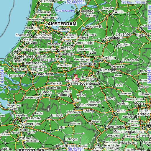 Topographic map of Lith