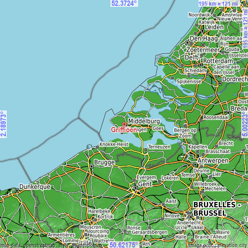 Topographic map of Griffioen