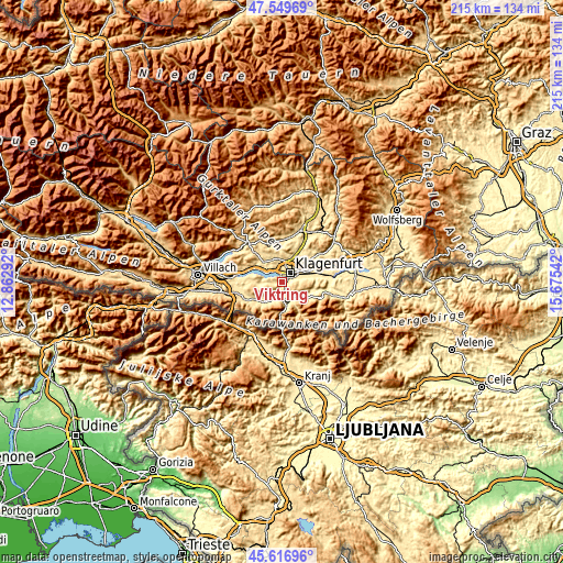 Topographic map of Viktring