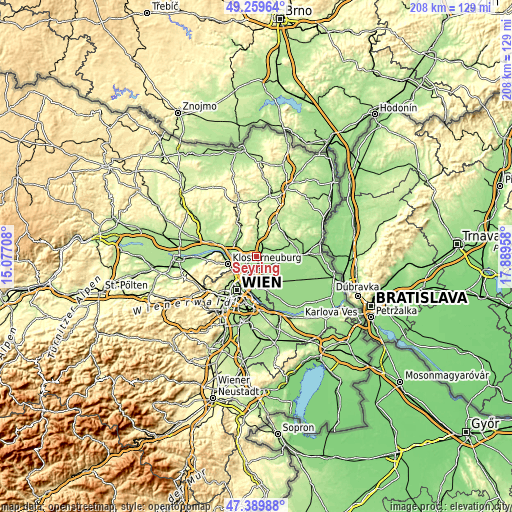 Topographic map of Seyring