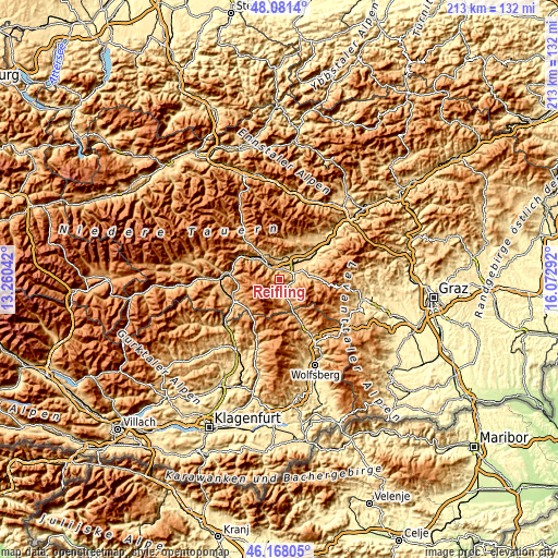 Topographic map of Reifling