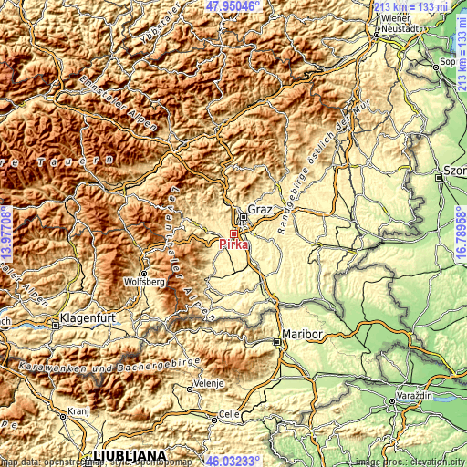Topographic map of Pirka