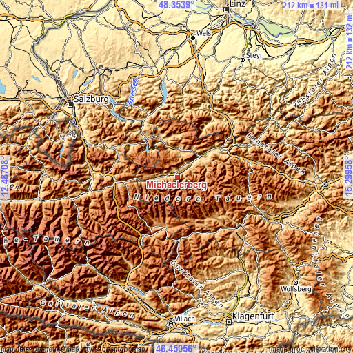 Topographic map of Michaelerberg